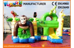 China Children Inflatable Bouncer Gorilla Jumping Castle For Garden / Playground supplier