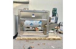 China 200 - 5000L Compound Fertilizer Ribbon Blender Machine Adjustable Mixing Time supplier