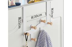 China Over The Door Hook Door Hanger with 6 Hooks supplier