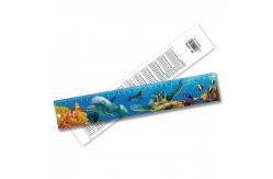 China Cute Fancy Printing 3D Lenticular Ruler Plastic Flexible Ruler Customized Shape supplier