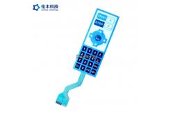 China PET Tactile Keypad Waterproof Membrane Keypad with ZIF Connector supplier