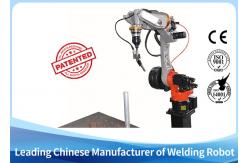 China 6 axis industrial robot welding with laser seam tracking, arc welding robot supplier