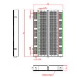 Education Full Nickel 8.3x5.5cm Breadboard 400 Points for sale