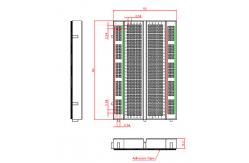 China Education Full Nickel 8.3x5.5cm Breadboard 400 Points supplier