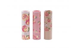 China 3.5g Eco Friendly Paper Lipstick Tubes With Flower Pattern supplier