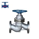 Cast Steel Flanged Plunger Valve For High Temperature Medium Fluid Control for sale