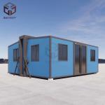 Earthquake Resistant Tiny Prefab Folding House 27.5m2 2 Bedroom 1 Toilet