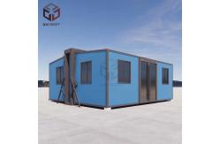 China Earthquake Resistant Tiny Prefab Folding House 27.5m2 2 Bedroom 1 Toilet supplier