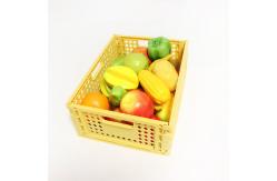 China Drainable Practical Folding Plastic Crates Kitchen Use Stackable Collapsible supplier