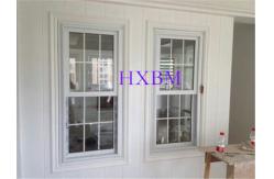 China UK Style Aluminum Profile Double Glazed Up And Down Sliding Windows supplier