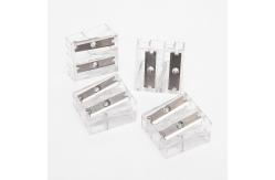 China Basic Plastic Child Safe Pencil Sharpener 8mm Hole supplier