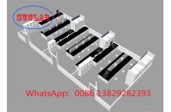 China Customizable Fire Resistant Chemistry Lab Benches with Multi Cabinets and Excellent Customer Service supplier