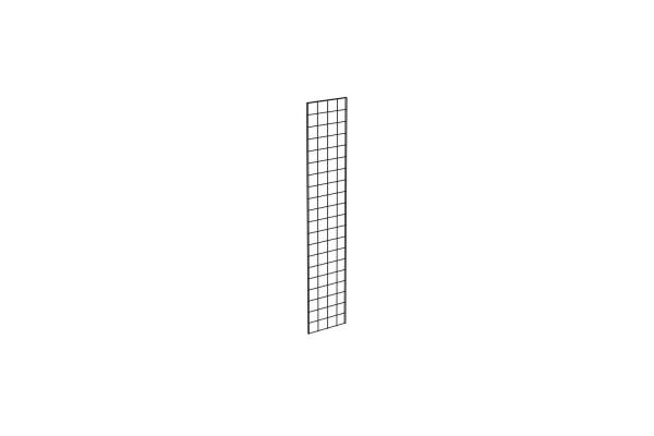 Standing Wire Metal Mesh Grid Panel Black Assembled Mobile Wall Hanger