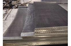 China Mine Sieving Sand Hooked Vibrating Wire Mesh Screen Crimp Stainless Steel supplier