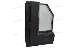 China Turn Oriel Aluminium System Window PVDF Vertical Fold Up Glass Tilt supplier
