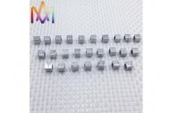 China SS Three Dimensional Perforation A - Z Alphabet Jewelry Charms supplier