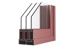 China Powder Painted Aluminum Window Extrusion Profiles For Sliding Window With 6063 T5 supplier
