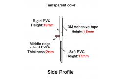 China Sound Proof 3M Glue Tape Self - Adhesive PVC Door Seals supplier