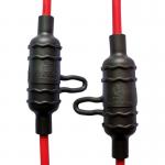 AMPFORT Heavy Duty 5x20mm Watertight Inline Fuse Holder For Stage LED Lighting for sale