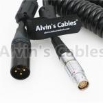 Arri Alexa Mini Amira Camera Power Spring Cable 2B 8 Pin Female To XLR 3 Pin Male for sale