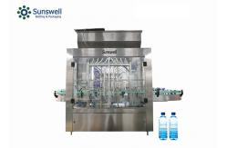 China PLC Programmable Linear 3 In 1 Water Filling Machines supplier