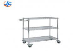 China RK Bakeware China Foodservice NSF Baking Tray Trolley Stainless Steel Mobile Distribution Trolley supplier