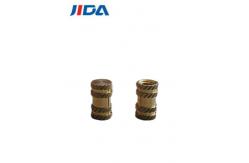 China ODM Thumb Twill Knurled Brass Threaded Insert Nut M4 X 10mm supplier