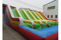 China Double Stitching Inflatable Outdoor Sport Games Wipeout Obstacle Course supplier