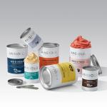 Customized Paper Tube Packaging Eco-Friendly Durable For Ice Cream Packaging