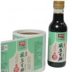 condiment   Label Paper Anti Counterfeit Clear Custom Logo Stickers