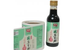 China condiment   Label Paper Anti Counterfeit Clear Custom Logo Stickers supplier
