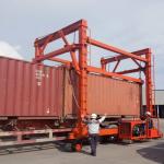 20ft Container Loading Equipment with Dual Rotation Capability and Carbon Steel Construction for sale