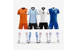 China Durable Custom Team Jersey Breathable Polyester Fabric Shirt supplier