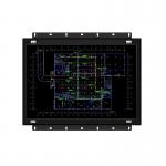 Kiosk 15inch DC12v Open Frame Touch Screen Monitor VGA HDMI USB for sale