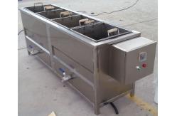 China Small Scale Vegetable Blanching Equipment , Semi Automatic Potato Blanching Machine supplier