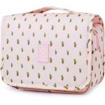 Cactus Waterproof Cosmetic Bag Portable Travel Bag Toiletries Makeup Bag for Women for sale