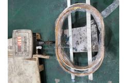 China Oval Led Mirror Aluminium Profile Anodizing Brushed Oblong Bending supplier