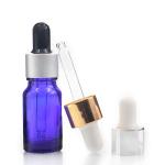 10ml Blue Bottle Empty Glass Dropper Bottles With Pipette Dropper Glass Bottles for sale