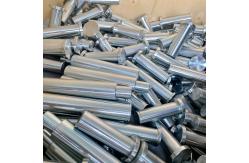China Precision CNC Machined Stainless Steel U Pins Flat Head Grooved Clamping Pins supplier