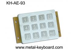 China Vandal Proof Keypad Stainless Steel Metal Keypad 12 button in 3x4 Matrix supplier