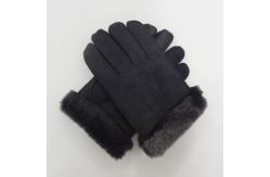 China 2019 original sheepskin shearling 5 fingers winter gloves touch screen supplier