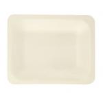 Biodegradable Rectangular Disposable Wooden Plates tableware 200×125×20mm for sale