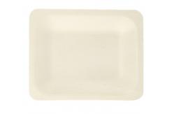 China Biodegradable Rectangular Disposable Wooden Plates tableware 200×125×20mm supplier