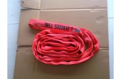 China 5 T Endless Polyester Round Lifting Sling For Large Objects Wear Resistance supplier