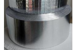China Matt Surface Aluminum Foil Adhesive Tape 90um Without Liner No Releasing Paper Garbage supplier
