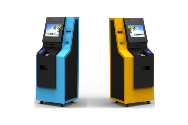 Subway Recycling Kiosk Coin and Cash ATM Machine With Fan Fold Thermal Printer