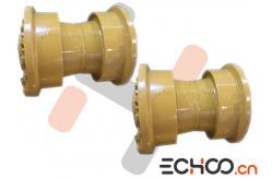 China D375 Bulldozer Undercarriage Track Roller Assy With Double Flanges Wear Resistant supplier