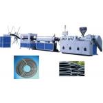 Single Screw PE Plastic Pipe Extrusion Line , PE Carbon Spiral Reinforcing Pipe Production Line for sale