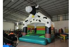 China Inflatable cow bouncy digital painting inflatable cow jumping house PVC inflatable bouncy house supplier
