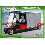 Red 2 Seater 48v Electric Ambulance Vehicle For Park 1 Year Warranty for sale